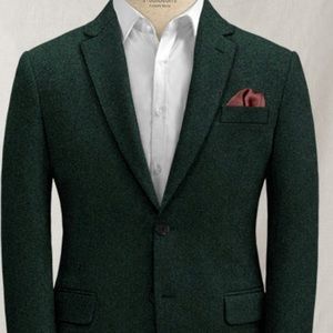 Green tweed jacket